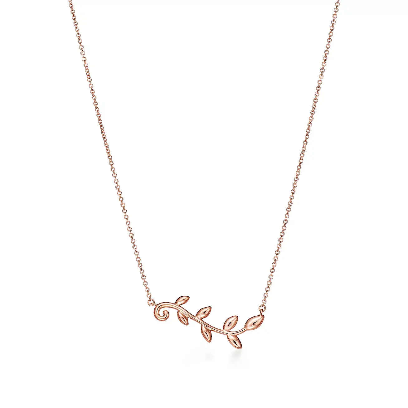 

Колье Tiffany & Co. x Paloma Picasso Olive Leaf Vine, розовое золото
