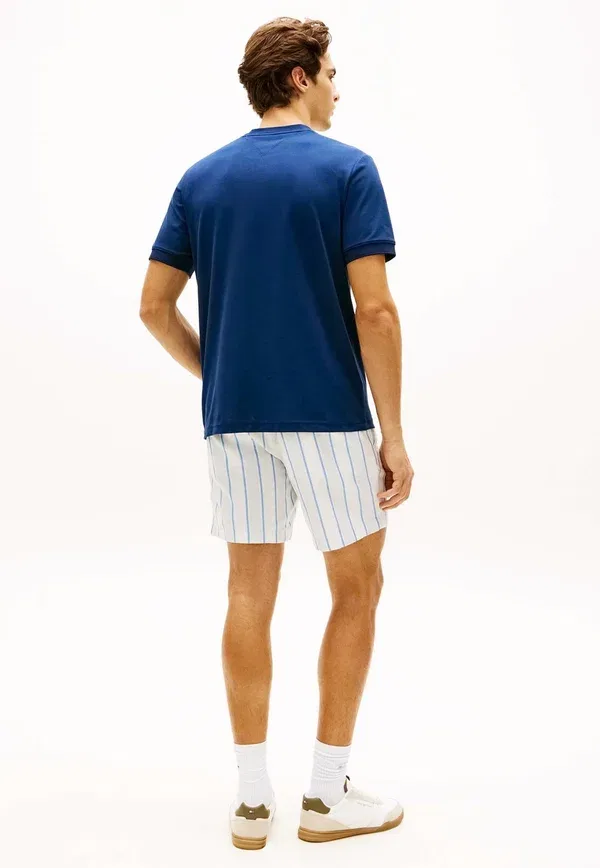 Футболка с дышащей тканью Performance Tipped T Tommy Hilfiger, Carbon темно-синий — фото 3