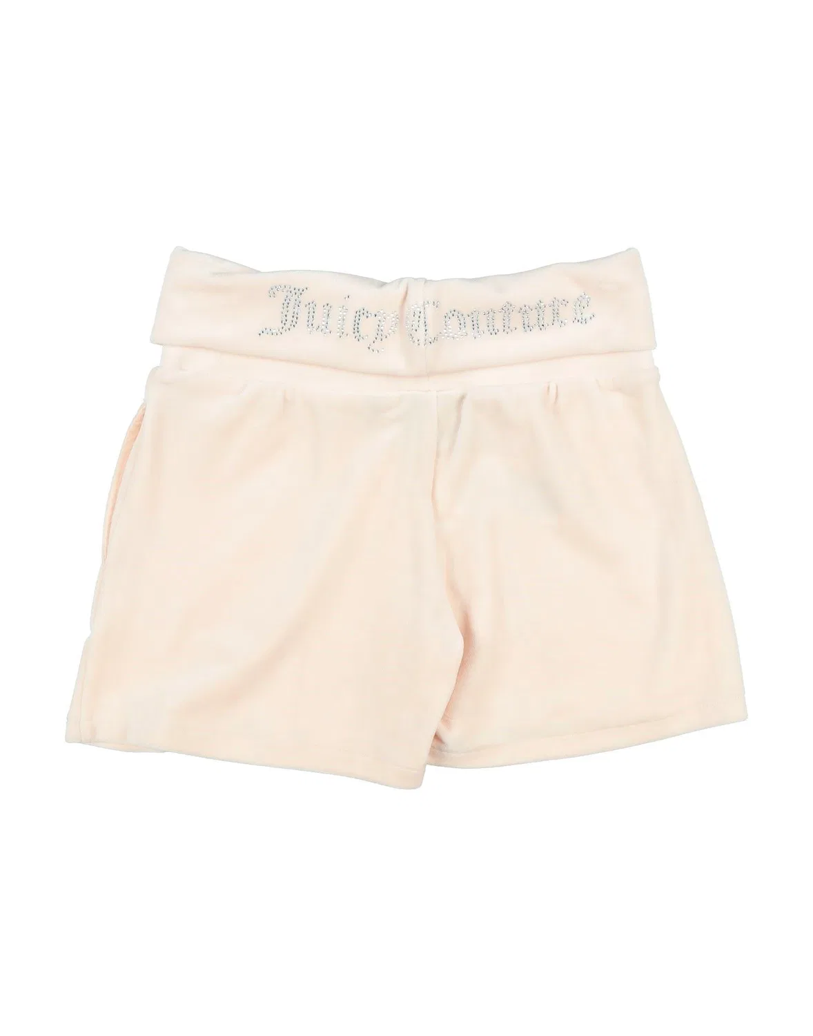 Детские шорты для девочек из велюра Juicy Couture, светло-розовый — фото 2