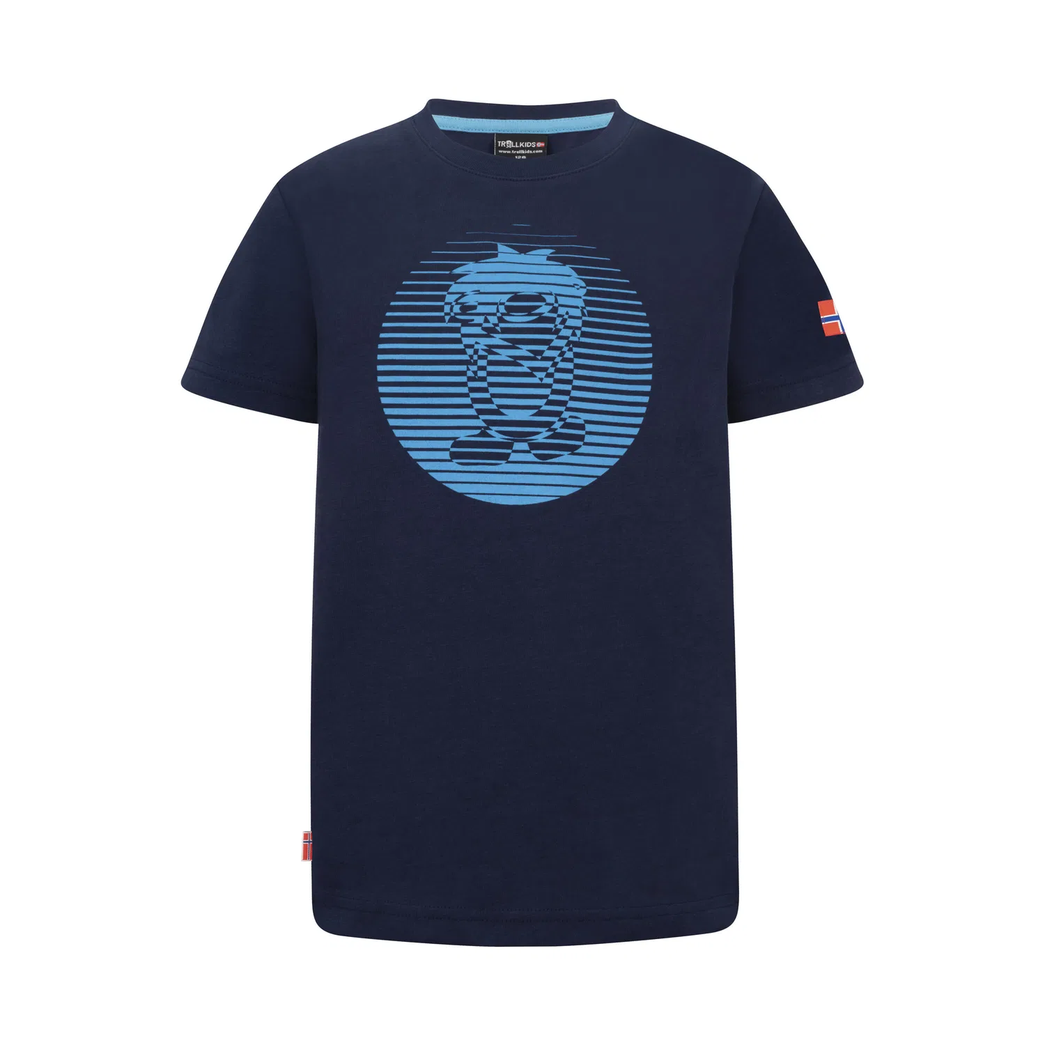 Детская футболка с принтом Kids Troll T PRO Trollkids, Navyblau / Blau