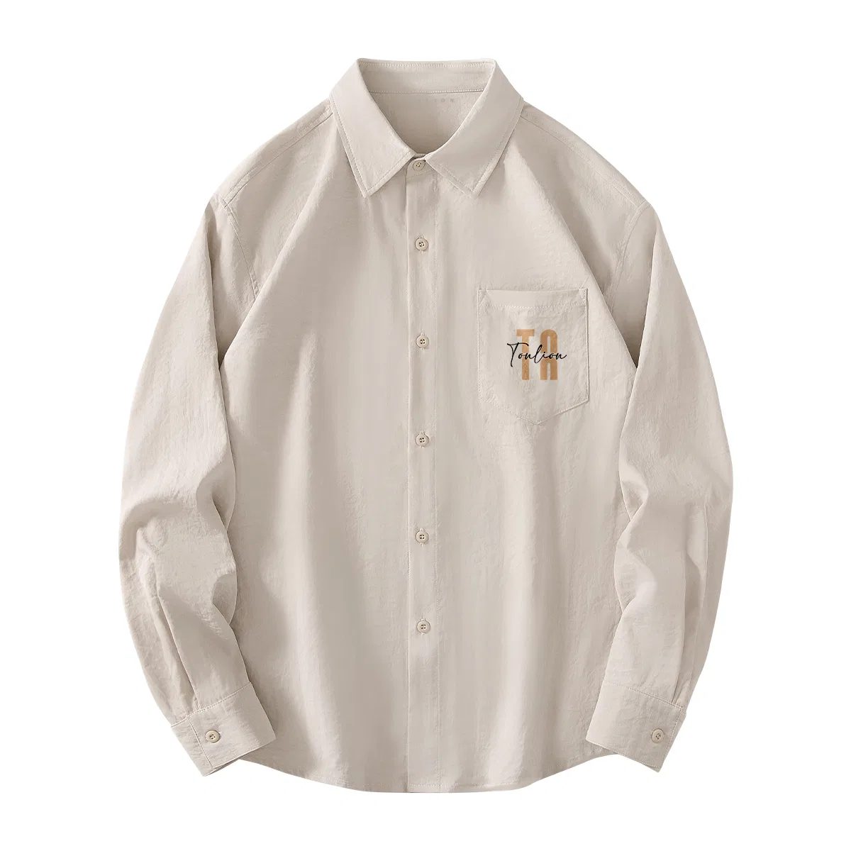 Детская рубашка с отложным воротником CITY BOY Tonlion, Light Beige