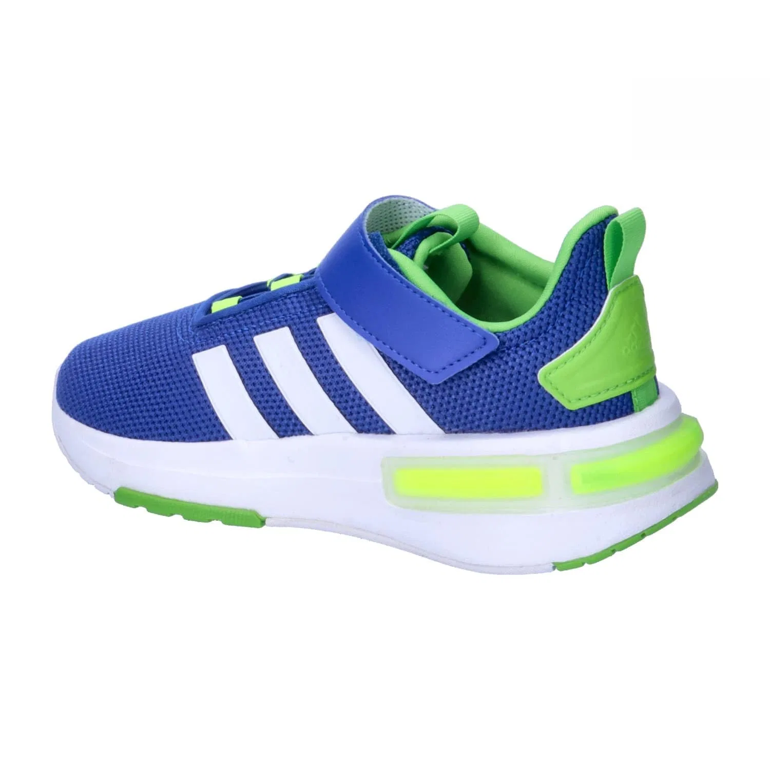 Детские кроссовки для мальчиков на шнурках Racer Tr23 Adidas, Team Royal Blue Cloud White Lime — фото 3
