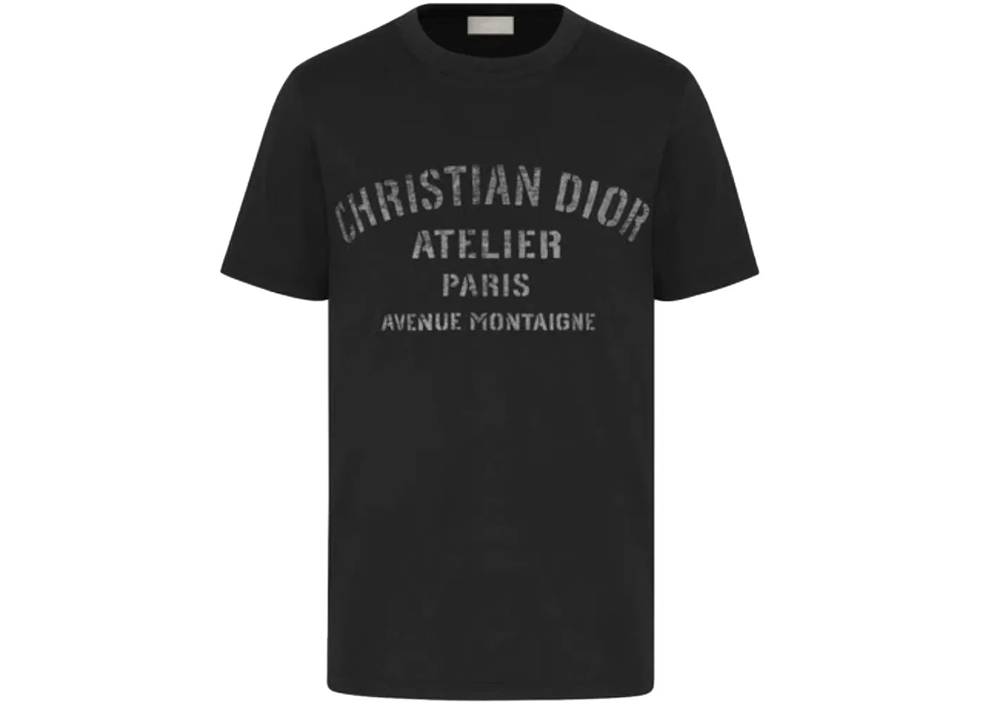 Мужская футболка с принтом Dior Oversized Christian Dior Atelier T-shirt Dior, Black