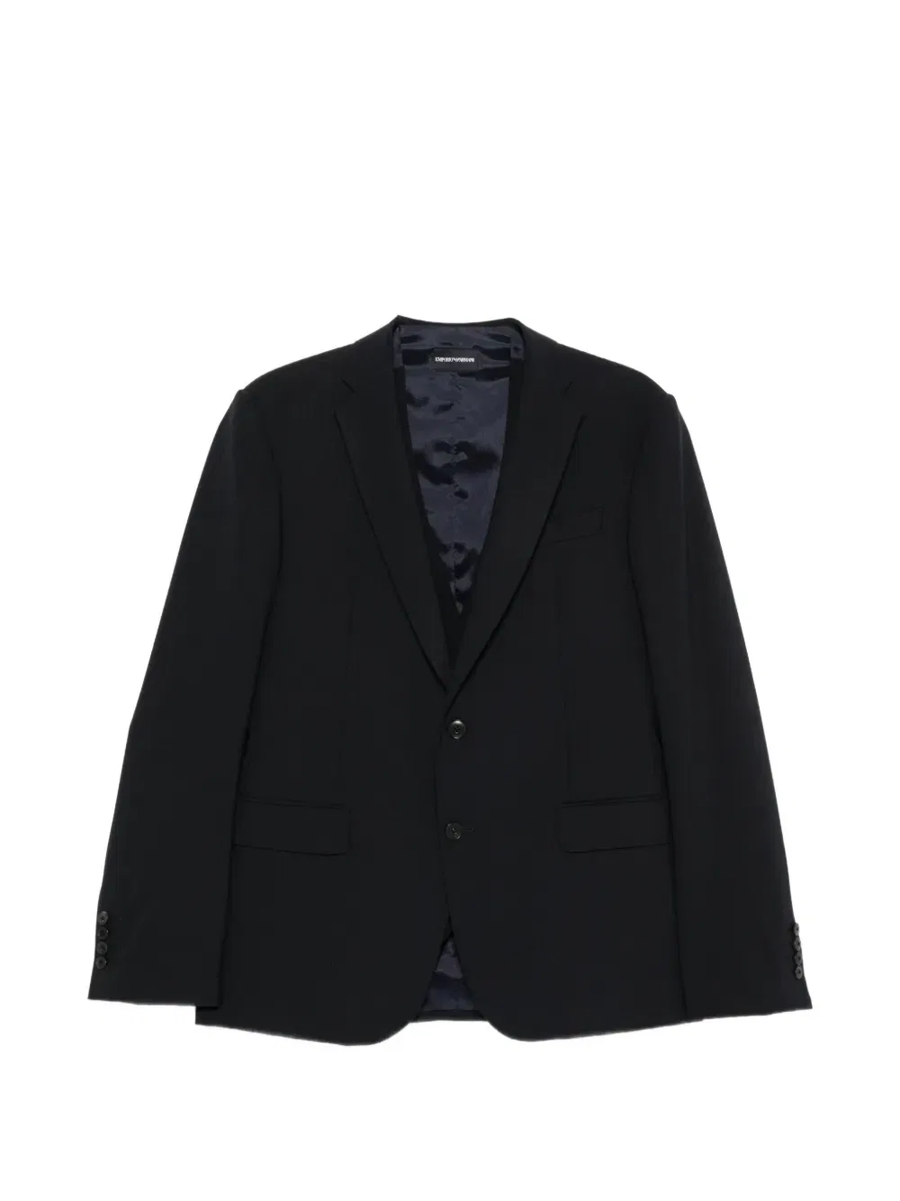 Однобортный костюм (тройка) EMPORIO ARMANI, черный
