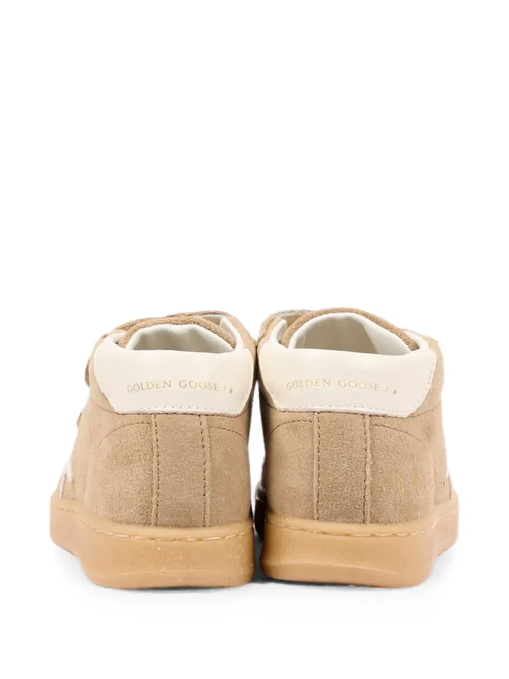 Кроссовки June Ballstar со звездной нашивкой Golden Goose Kids, бежевый — фото 4