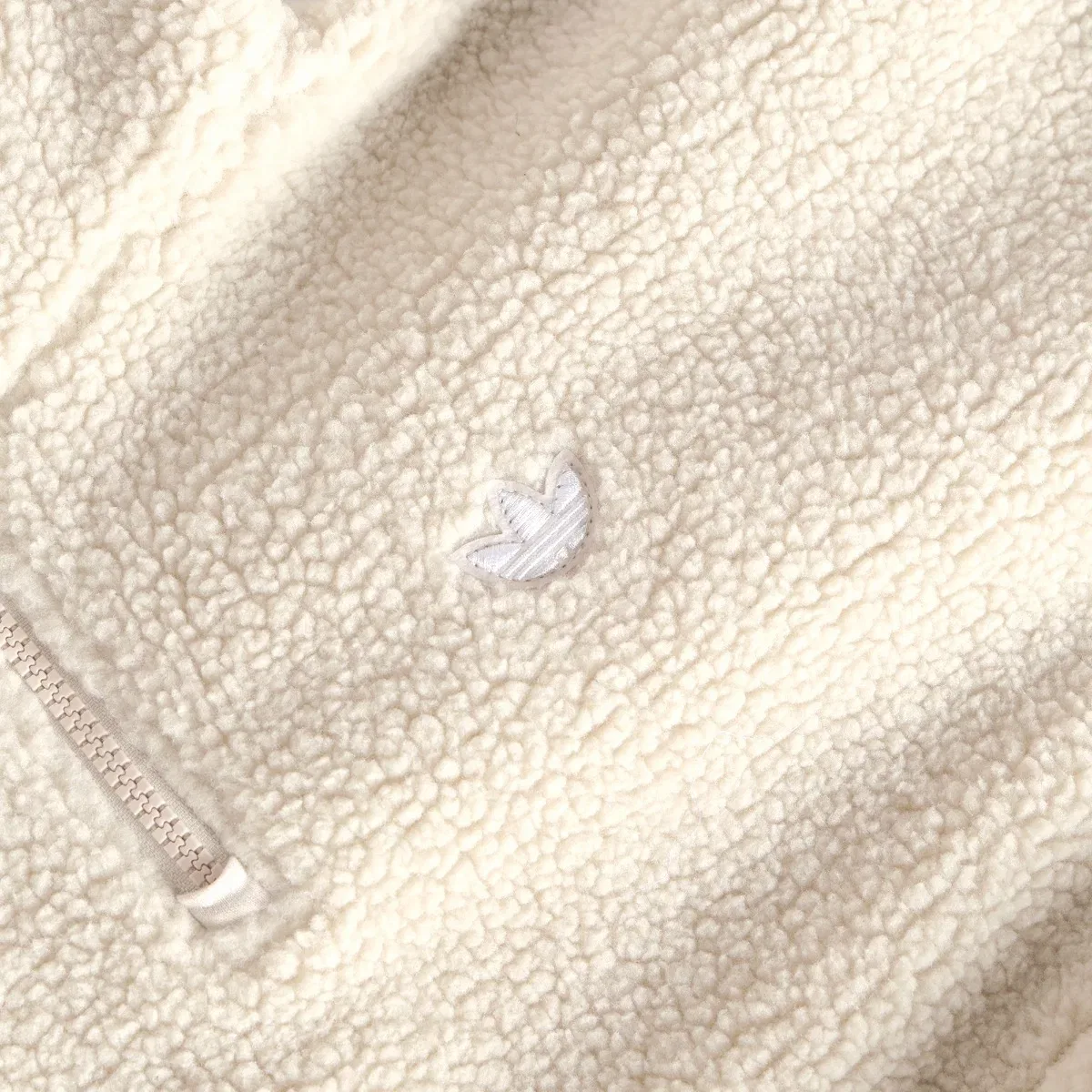 Женская куртка-худи из флиса X Jennie Adidas, Clear Brown — фото 2