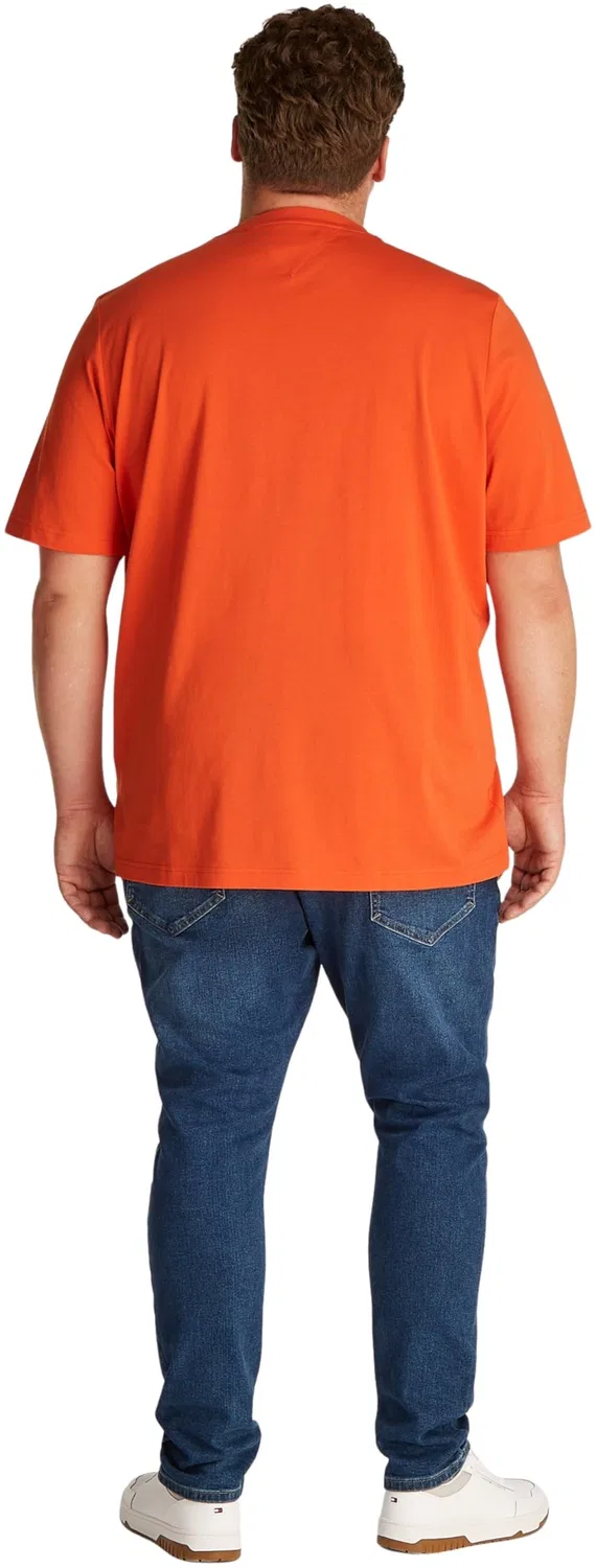 Мужская футболка с коротким рукавом Center Stack Tee Tommy Hilfiger, Orange (Brilliant Orange) — фото 2