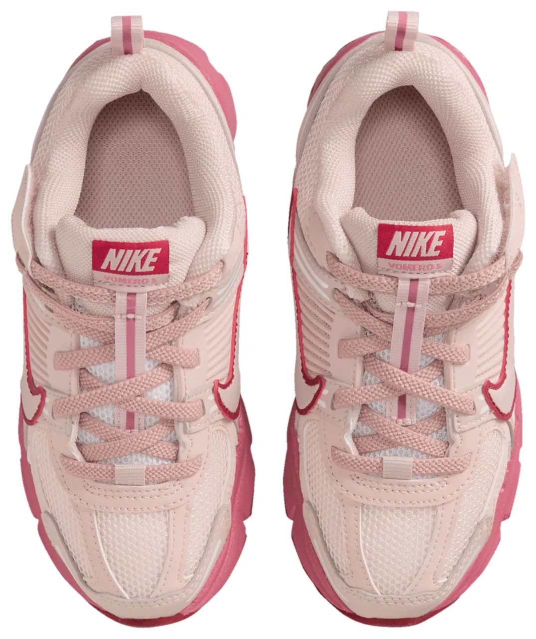 Кроссовки для мальчиков Vomero 5 Nike, цвет Silt Red/Peony/Silt Red — фото 4