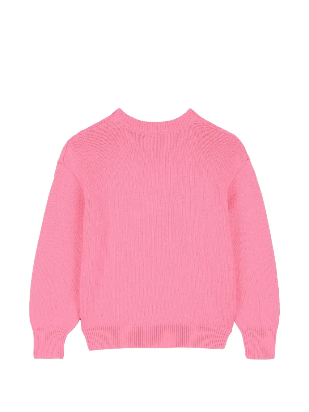 Свитер вязки интарсия Kenzo Kids, розовый — фото 2