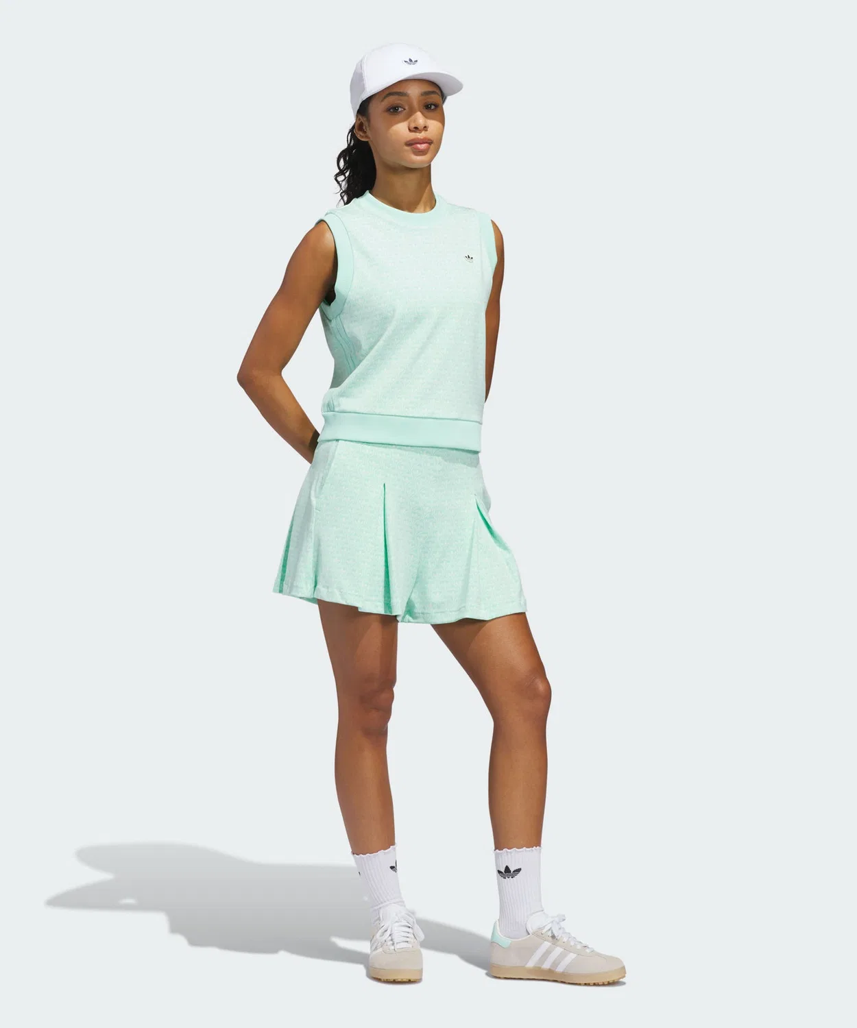 Женский жилет с принтом OriginalSs All Over Vest Adidas, Green — фото 3