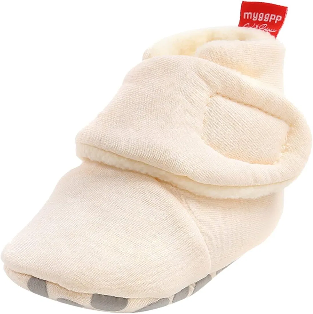 Детские ботинки-снегурки для мальчиков с мягкой подошвой, Beige