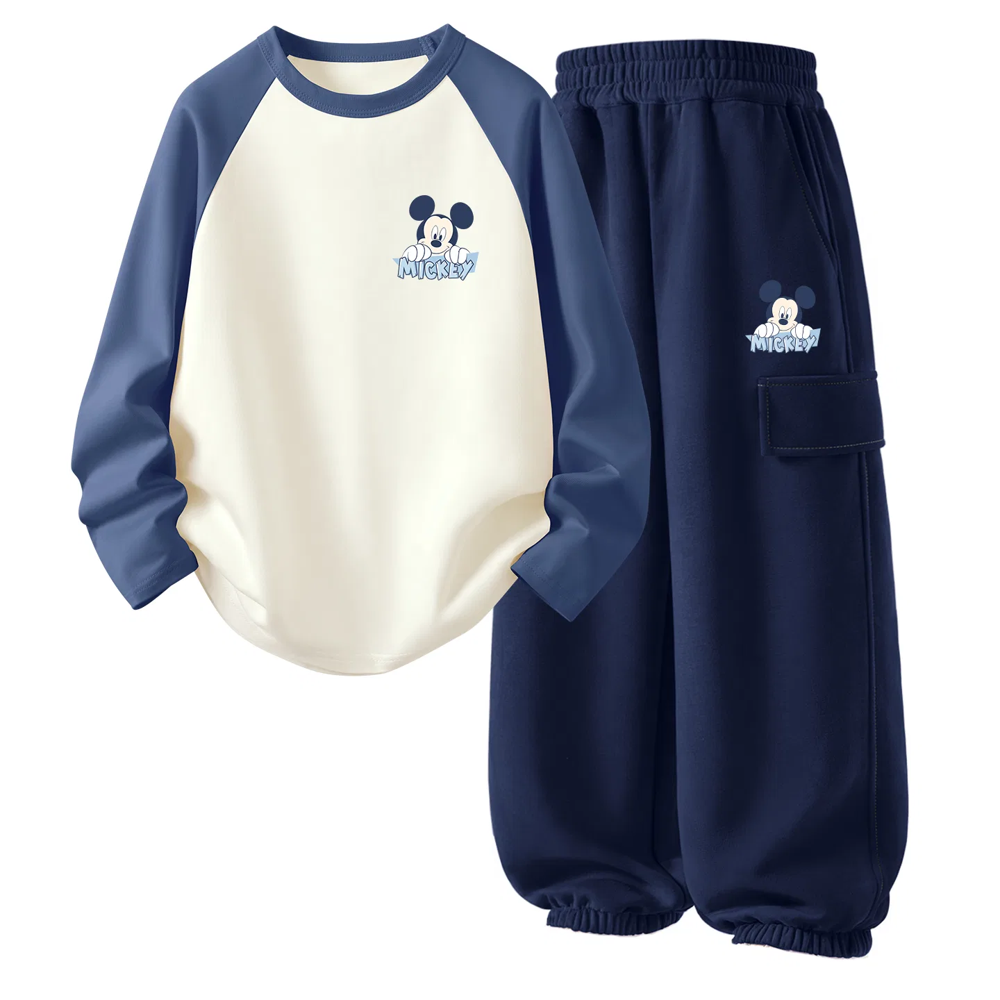 Детский спортивный костюм с длинным рукавом Disney, Di Signature QiK Gray Blue+Di Signature QiK Navy Blue