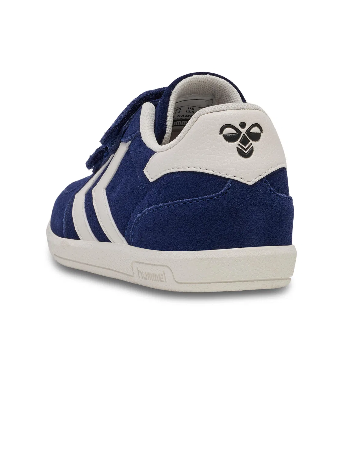 Детские кроссовки на липучке Victory Suede Hummel, Mitternachtsblau — фото 2