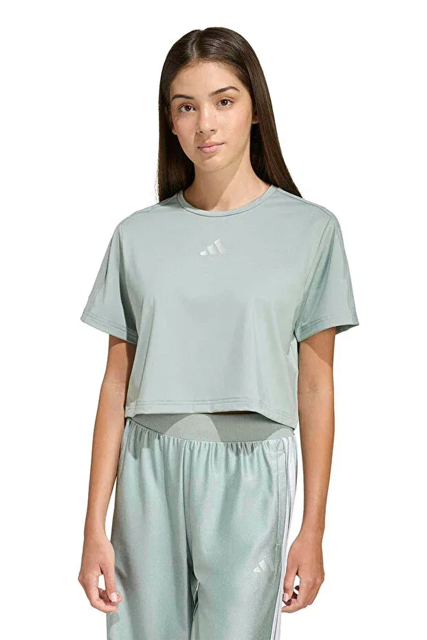 Детская футболка с принтом JG Glam Tee Adidas, Wosa Silvmt