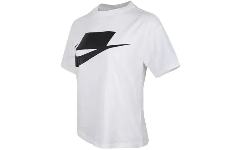Футболка с принтом Nike Sportswear Chest Classic Large Logo, белая — фото 2