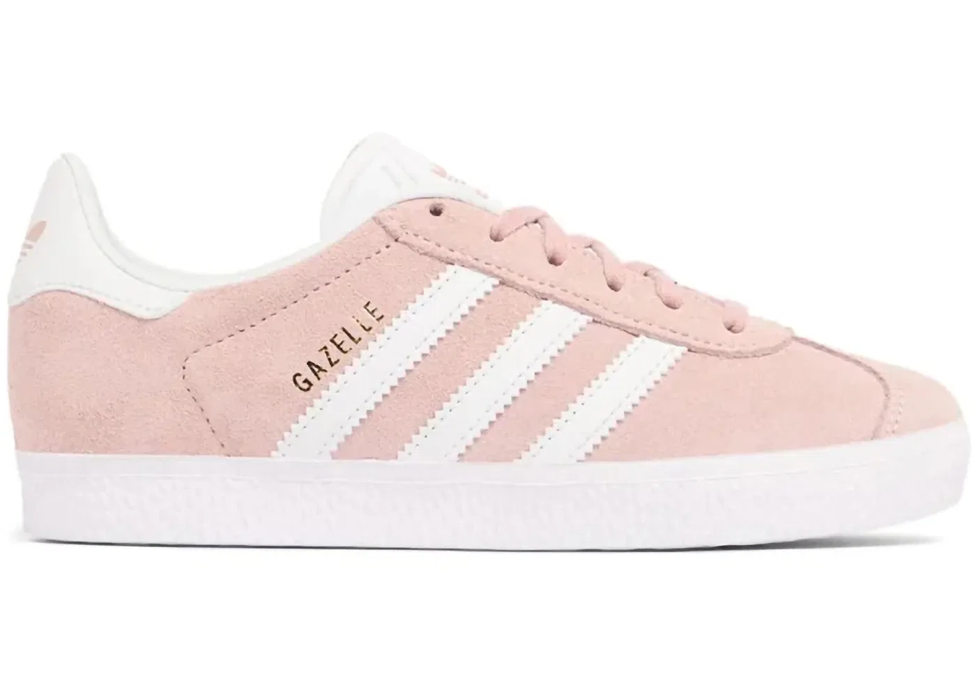 Детские кроссовки Lifestyle с замшевым верхом Adidas Gazelle Adidas, Icey Pink/Cloud White/Gold Metallic
