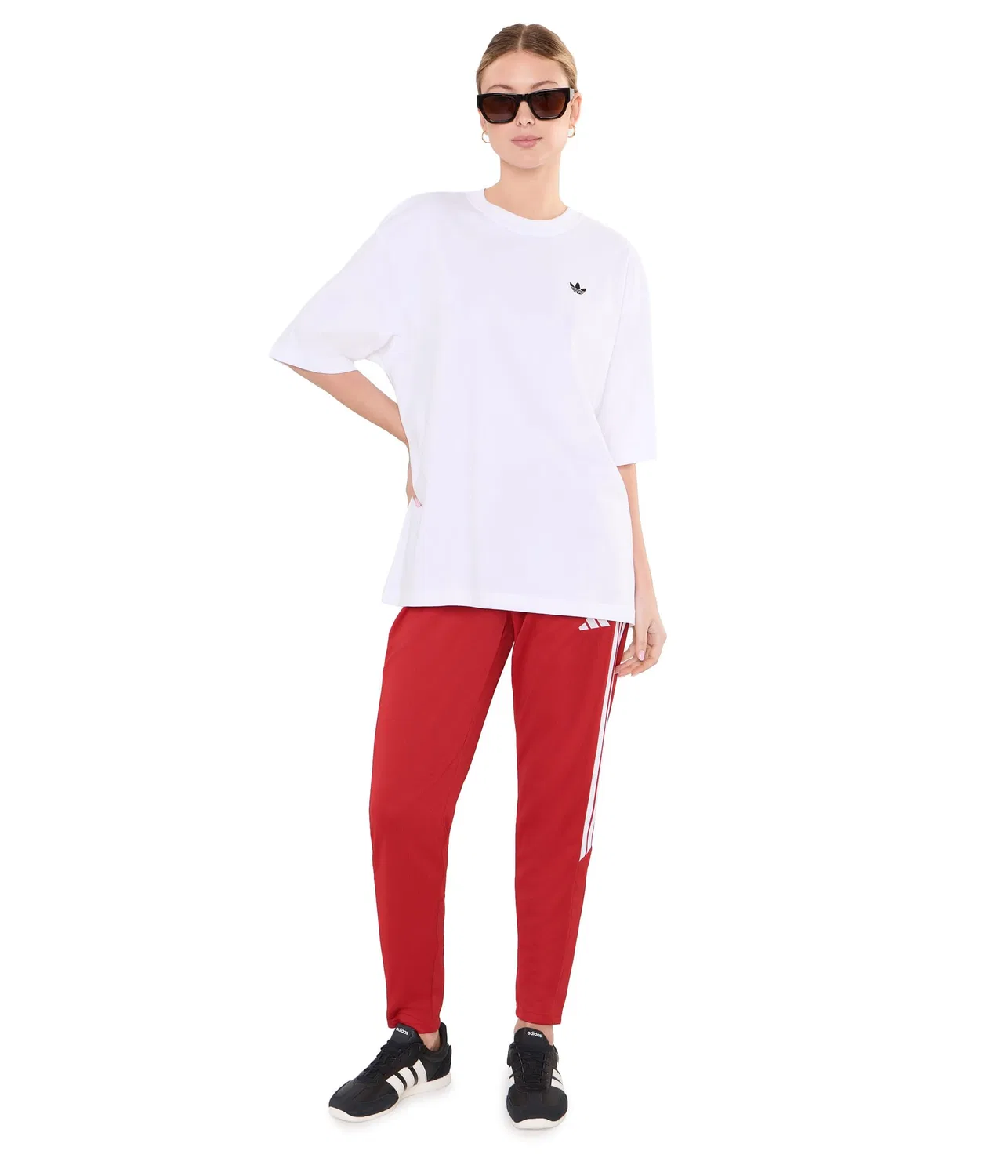 Брюки тренировочные Tiro 26 League Training Pants Adidas, Team Power Red /White — фото 2