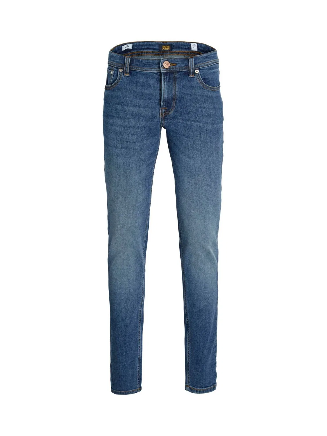 Джинсы узкие Glenn JACK & JONES JUNIOR, синий — фото 4