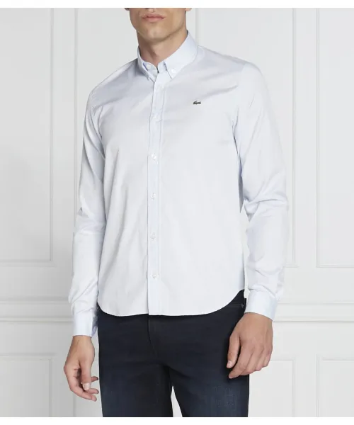 

Рубашка Slim fit Lacoste, синий