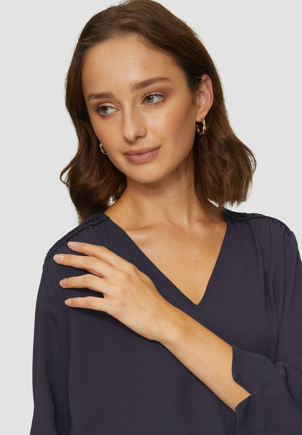 

Блуза MIT SMOK DETAIL s.Oliver BLACK LABEL, черный