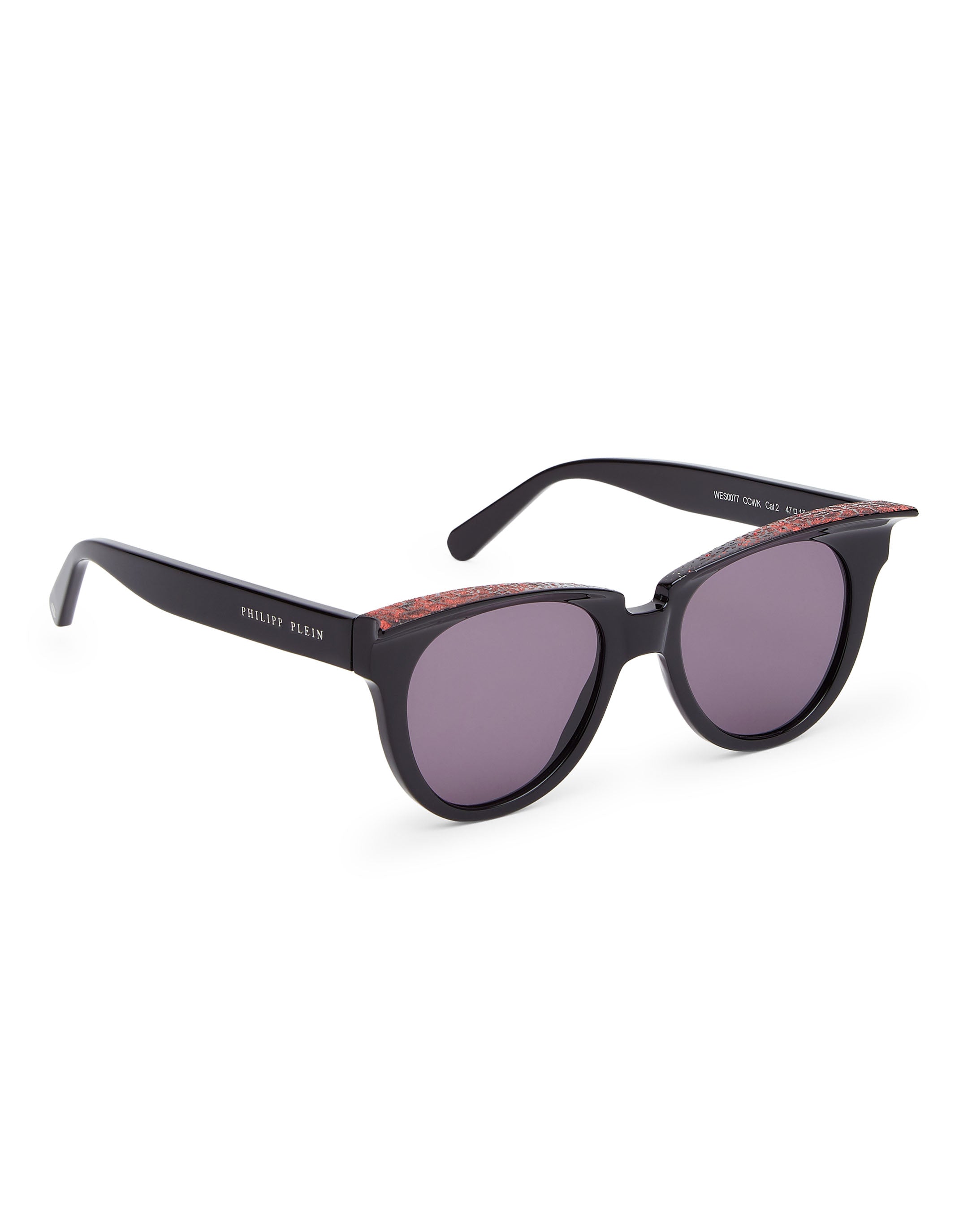 

Женские солнцезащитные очки PHILIPP PLEIN, цвет black/black/fume/nk