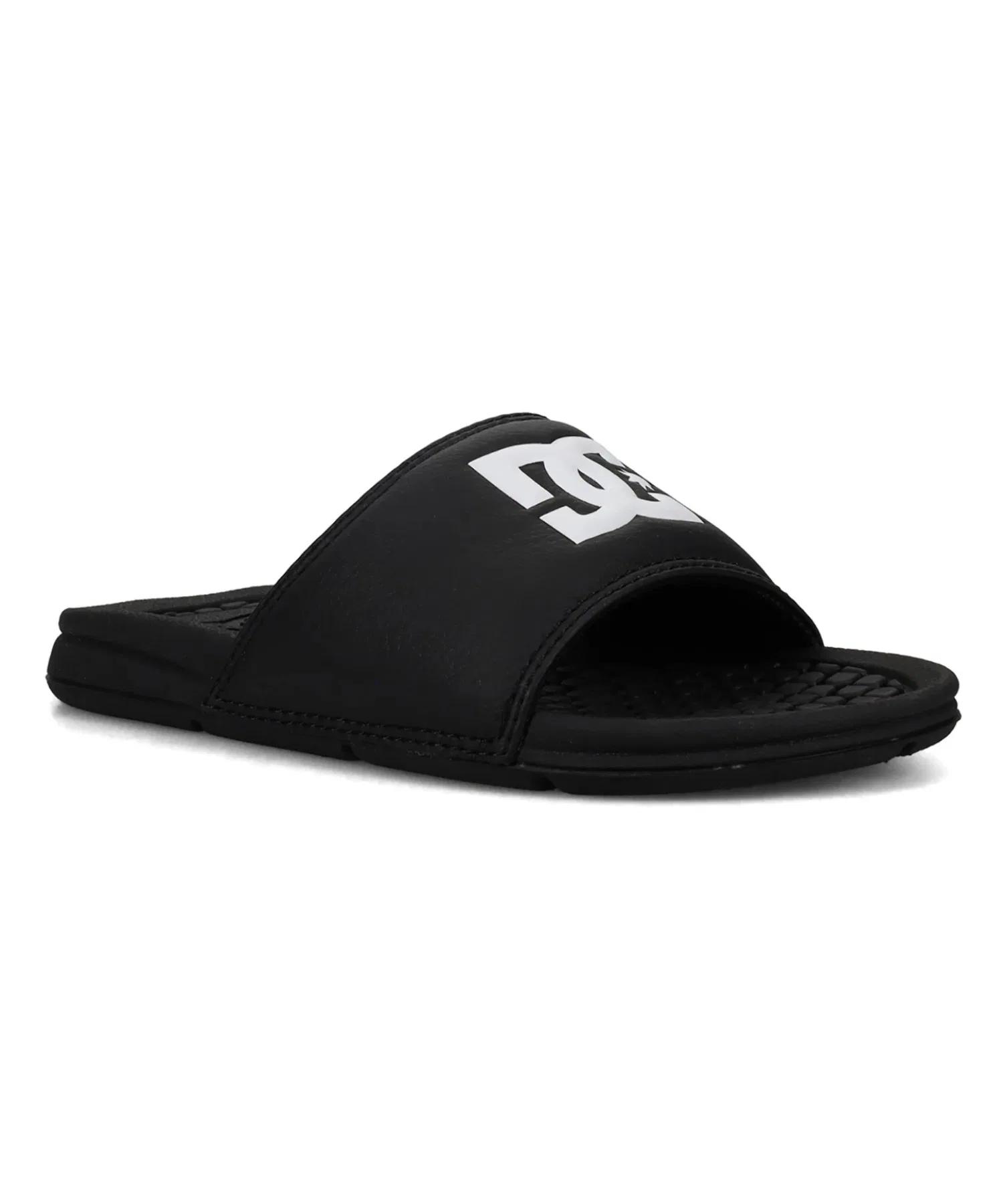 Детские сандалии DC Shoes BOLSA с логотипом DC чёрно-белые