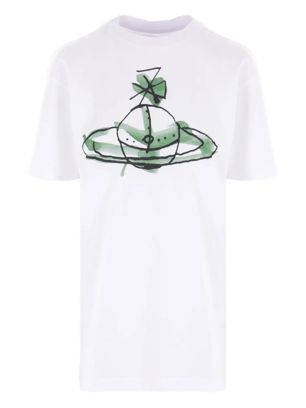 

Футболка с круглым вырезом Vivienne Westwood, белый