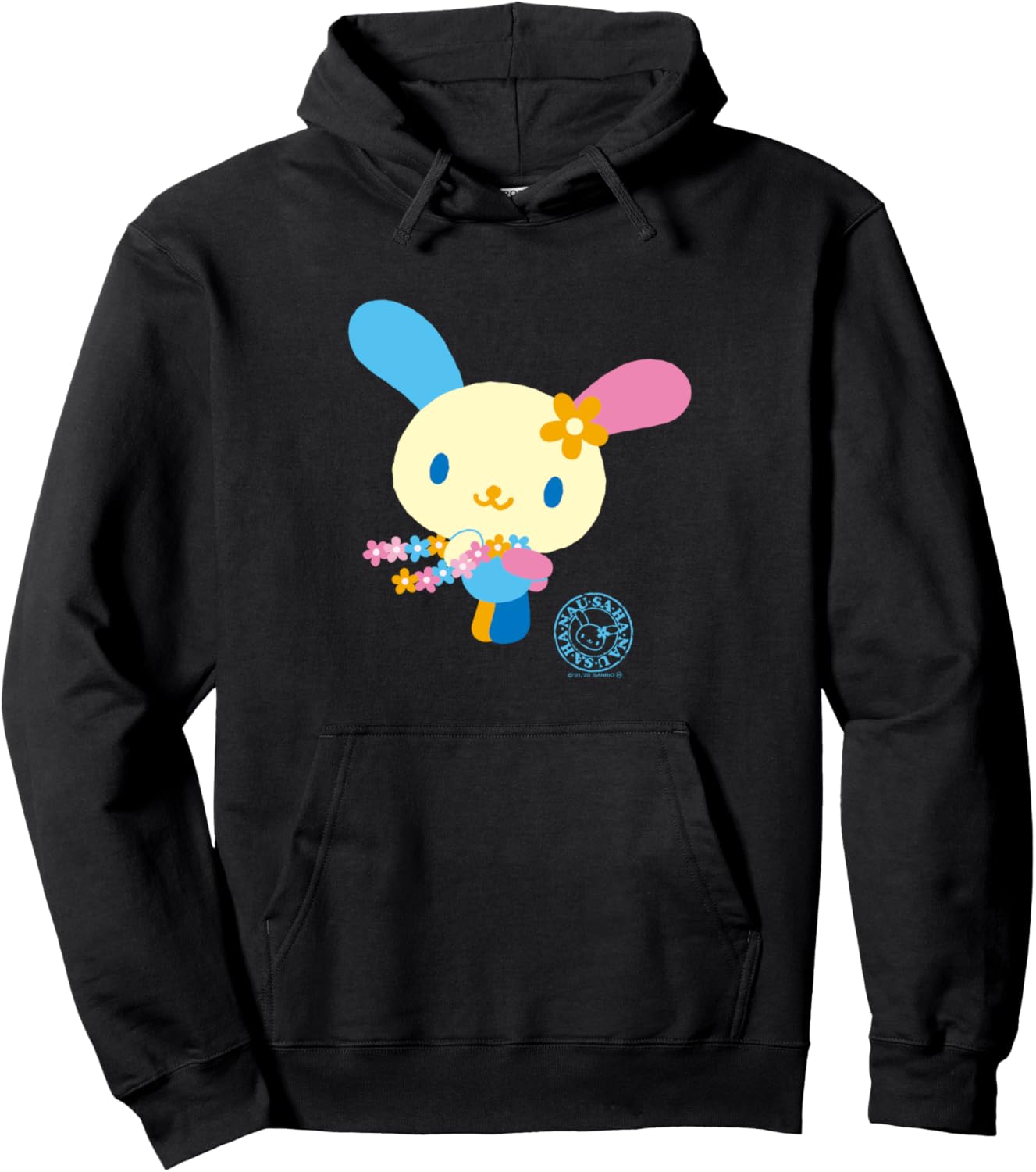 

Худи UsaHana Blossom Bunny Connect Sanrio (Watanabe), черный