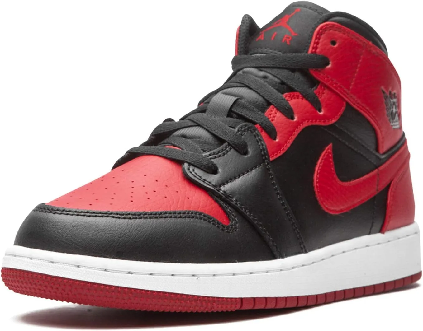 Мужские кроссовки Nike Court Borough Mid Winter, белый/черный/красный — фото 4