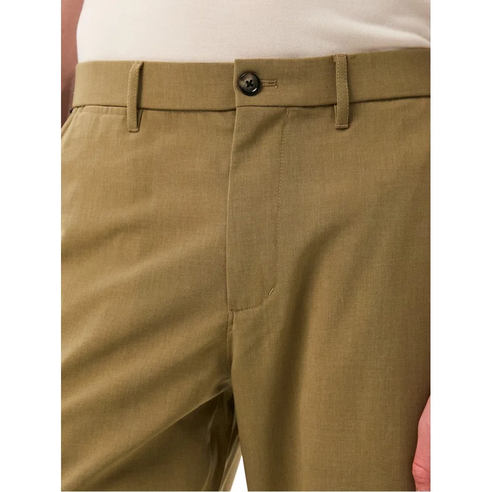 Мужские брюки Denton Fit Drytouch тёмно-бежевые от Tommy Hilfiger — фото 4