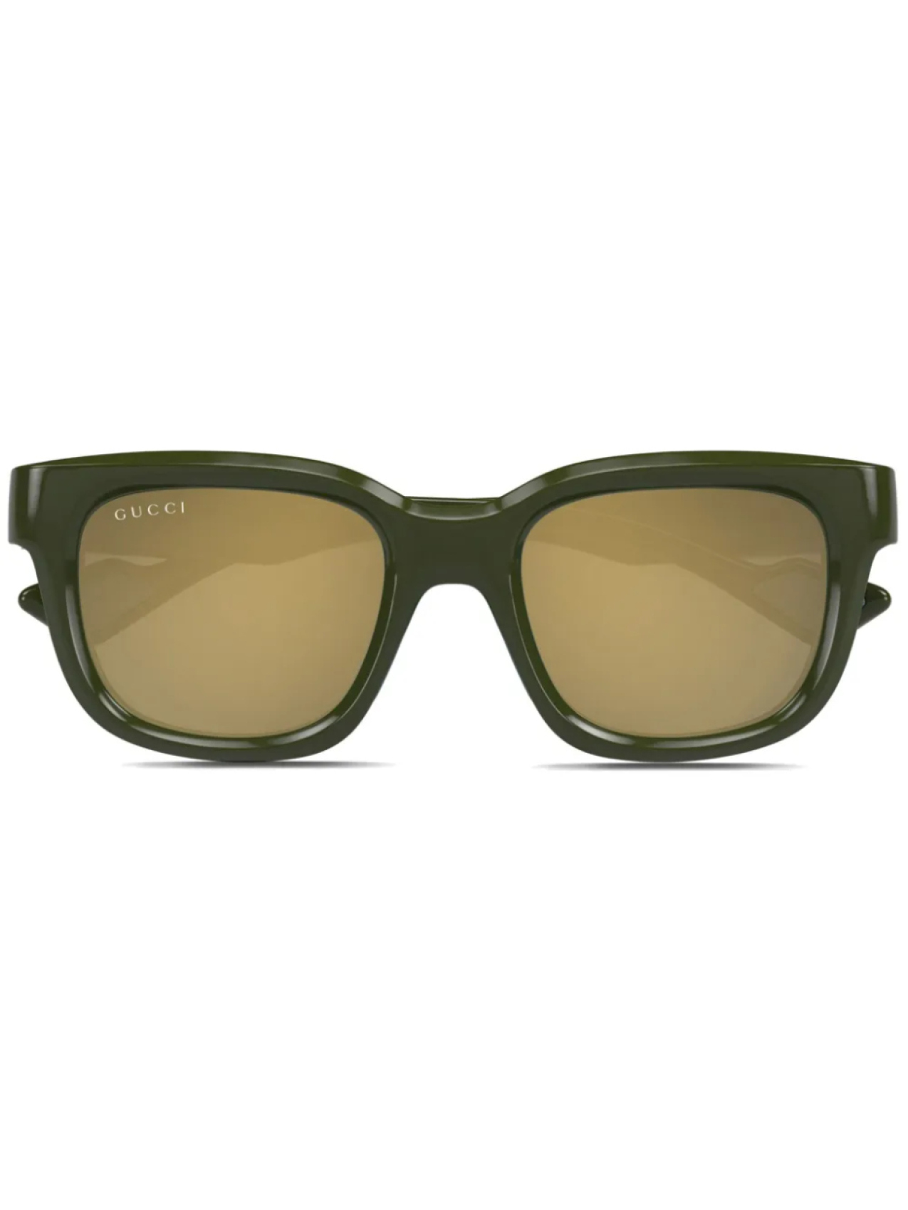 

Gucci Eyewear солнцезащитные очки в квадратной оправе, зеленый