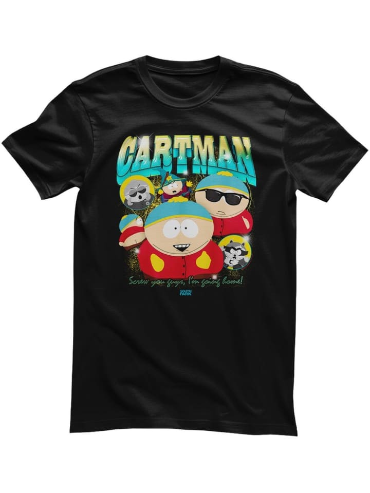 

Футболка "South Park Cartman Bootleg Rap T-Shirt" черного цвета, Черный, Футболка "South Park Cartman Bootleg Rap T-Shirt" черного цвета