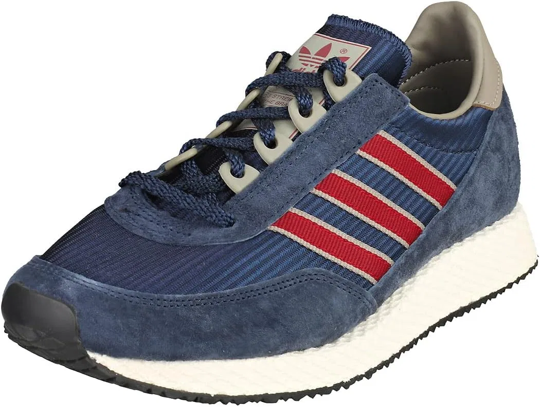 Мужские модные кроссовки Adidas Glenbuck, Navy Burgundy