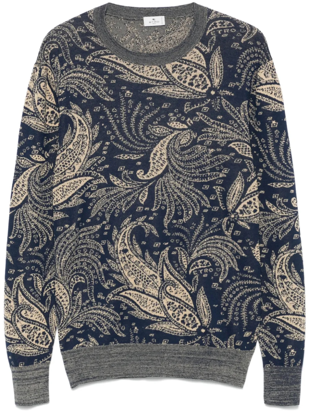 

Топ с узором пейсли ETRO, синий