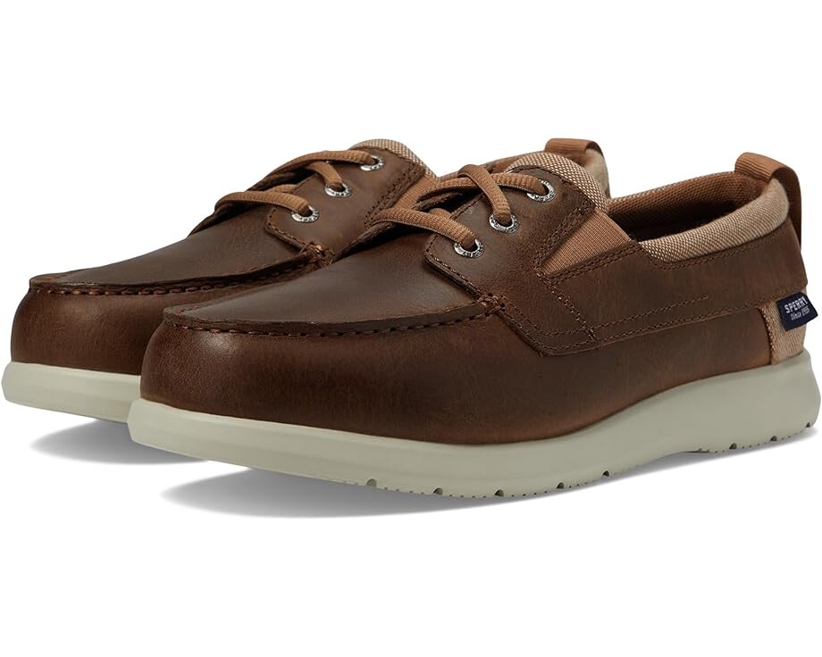 

Топсайдеры Sperry Bowrider Plushstep 3-Eye Leather, оранжевый