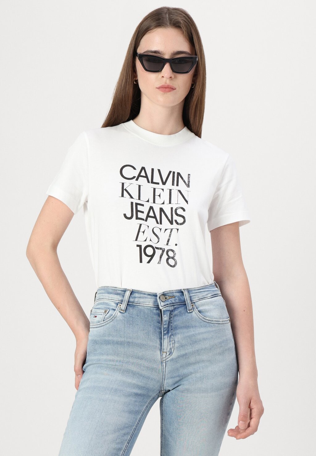 

Джинсы облегающие NORA Tommy Jeans, светло-голубой деним