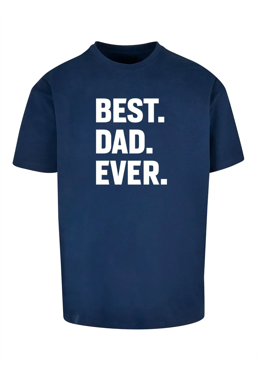 

Футболка Merchcode " Merchcode Men's Fathers Day — футболка Oversize Best Dad Ever Heavy ", синий