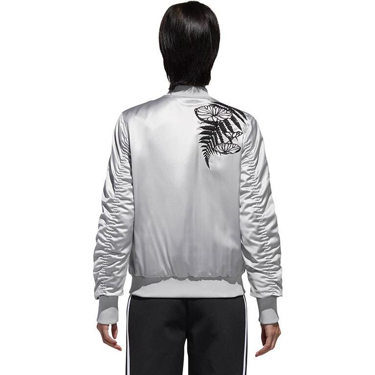 Стеганая куртка женская серебряный Adidas Neo, серебряный — фото 4
