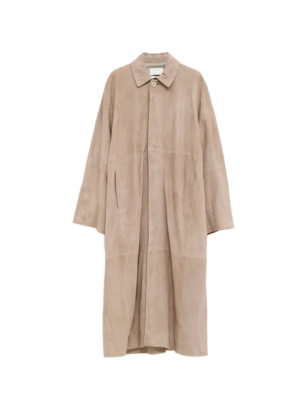 

Пальто с замшевыми вставками Lauren Manoogian, бежевый