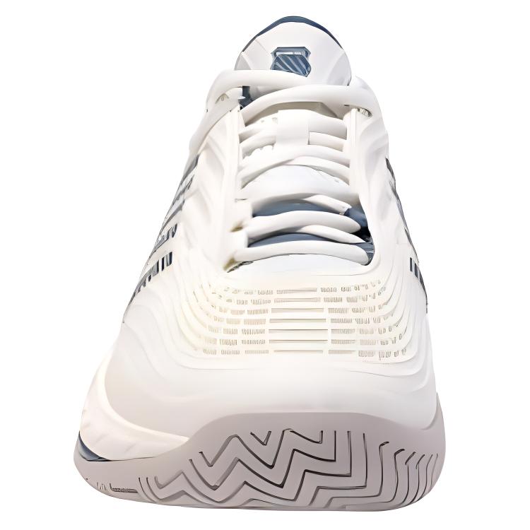 KSWISS Износостойкие низкие теннисные кроссовки унисекс K·SWISS, Звездная белизна/Полумесяц/Индийский сине-зеленый — фото 2