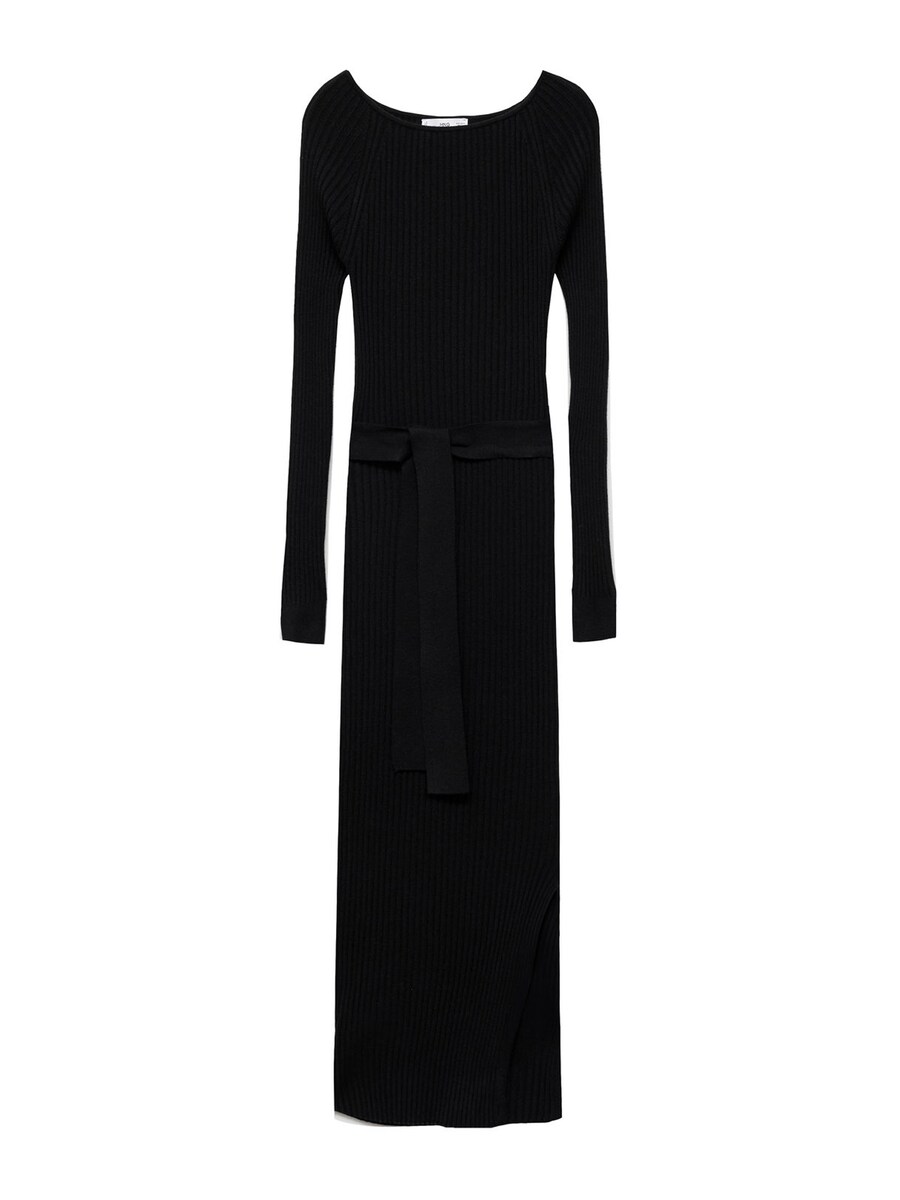 

Платье миди MANGO Dress GOLETO, черный