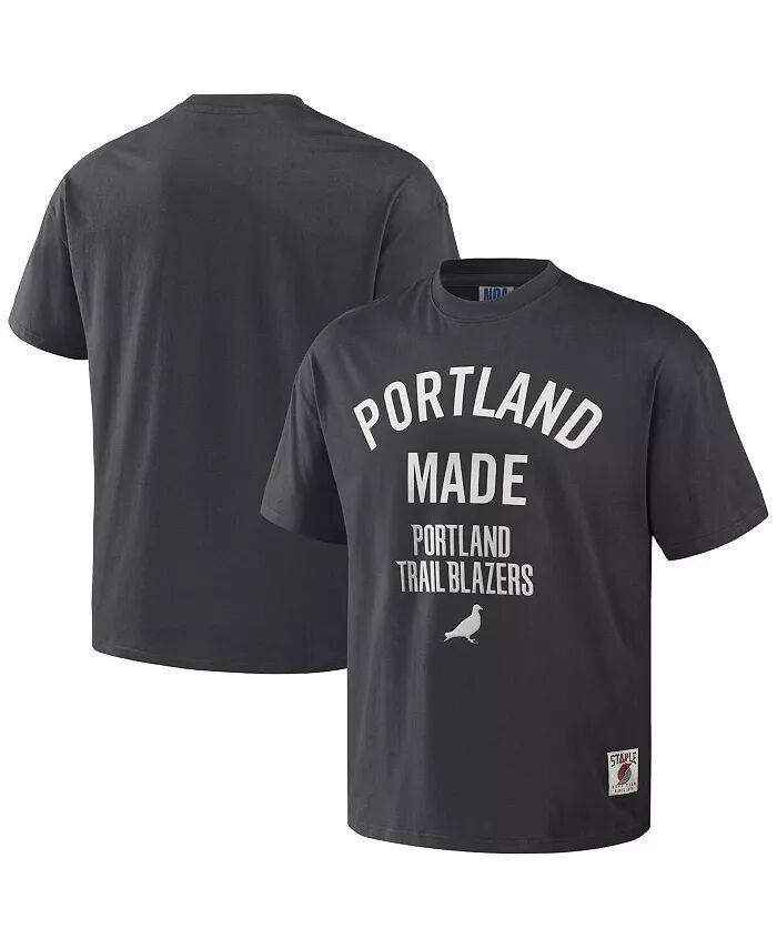 

Мужская футболка NBA x Anthracite Portland Trail Blazers Heavyweight Oversize Staple