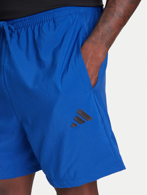 Спортивные шорты обычного кроя Essentials Small Logo Chelsea JF1116 Adidas, синий — фото 4