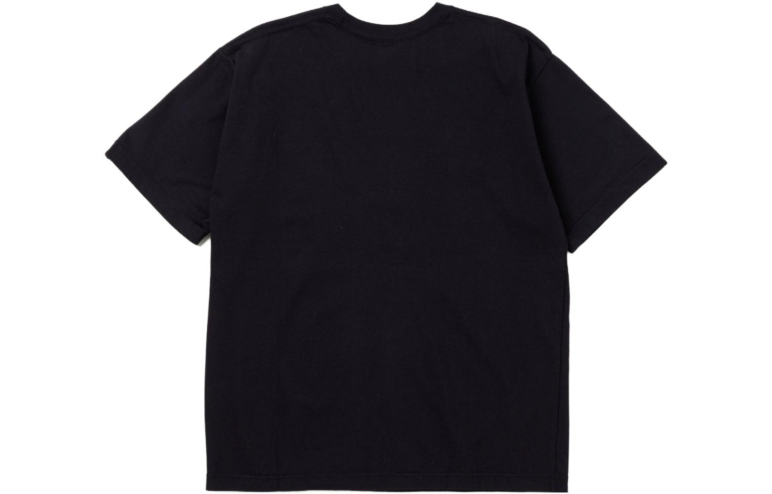 Хлопковая футболка с логотипом района X Yohji Yamamoto, черный — фото 3