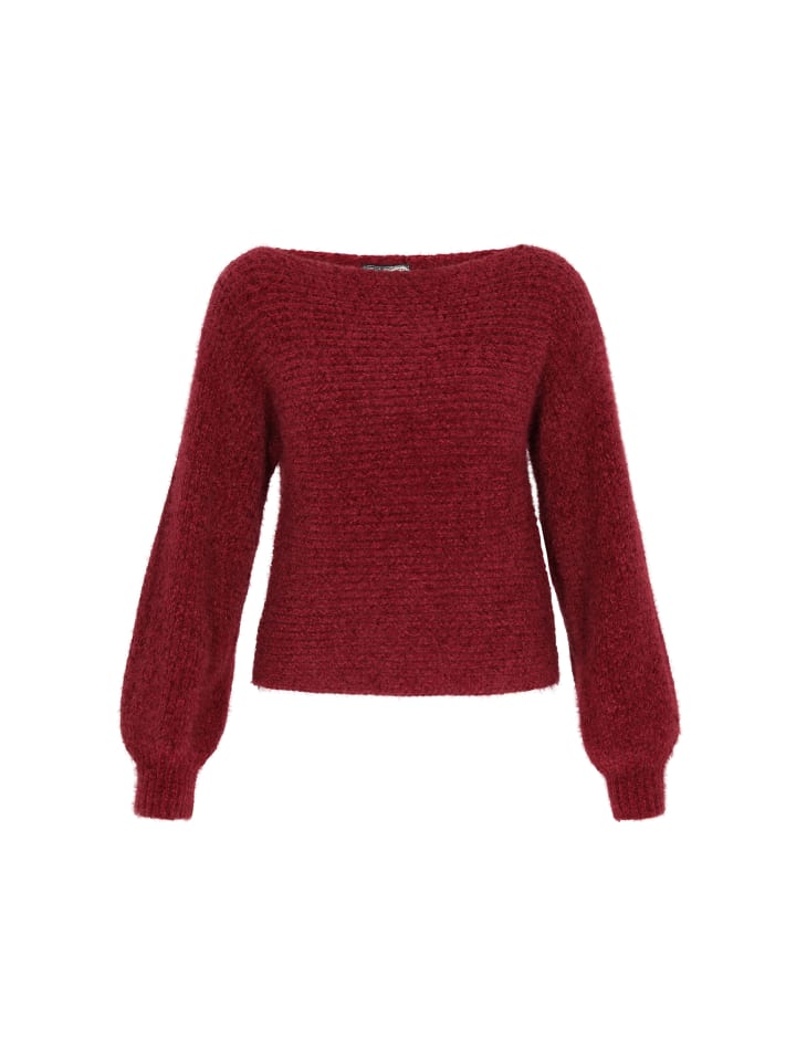

Женский свитер бордового цвета DreiMaster Vintage