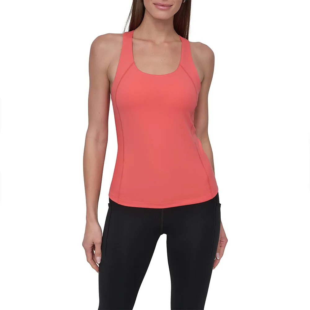 

Футболка без рукавов DKNY Balance Compression Racerback, розовый