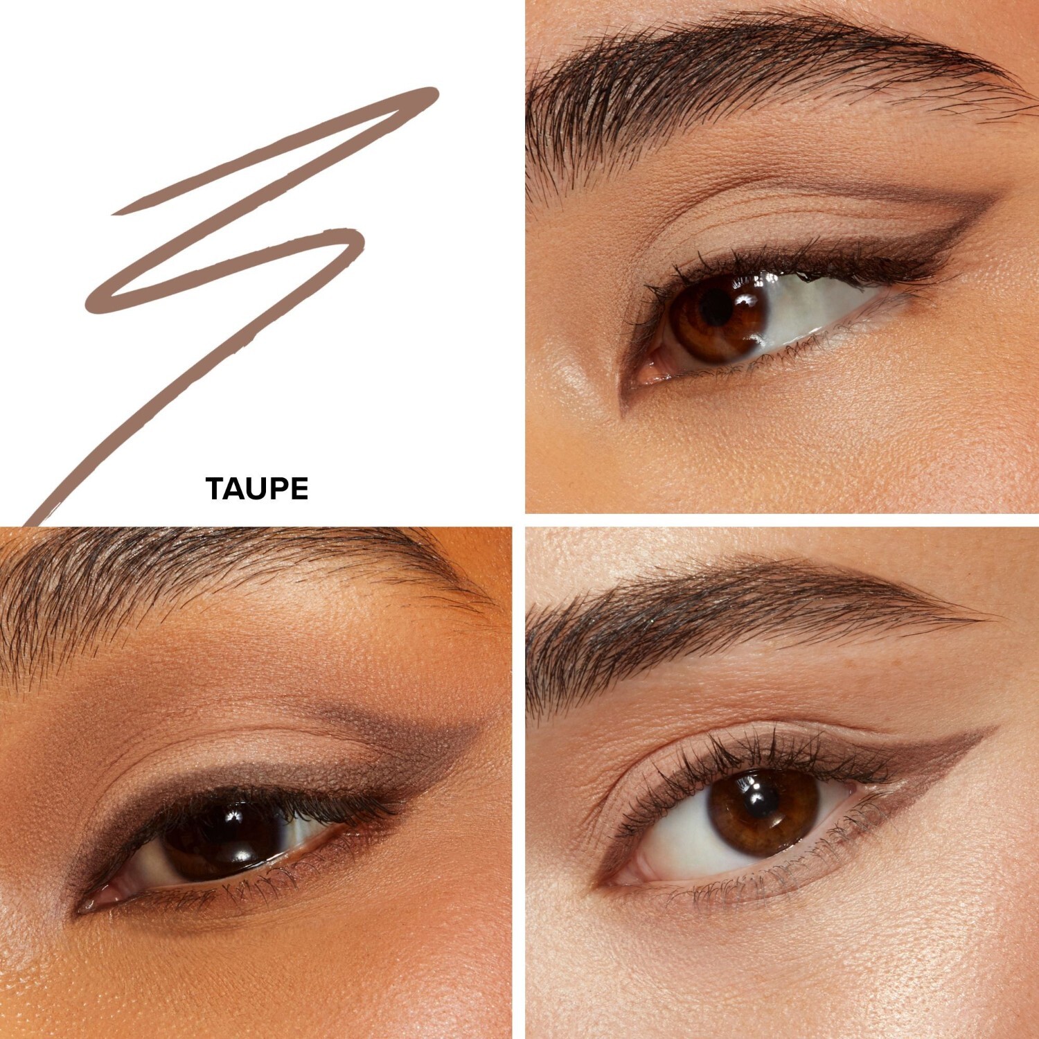 Подводка для глаз killer liner 36 hour waterproof gel pencil Too Faced, metallic taupe, вес 2.9 гр. — фото 2