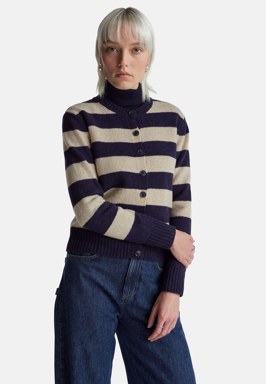 

Кардиган United Colors of Benetton STRIPED, Blue