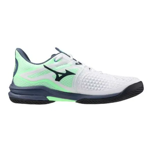 Теннисные кроссовки «Wave Exceed Tour 6 AC» от Mizuno, White X Mint X Blue — фото 3