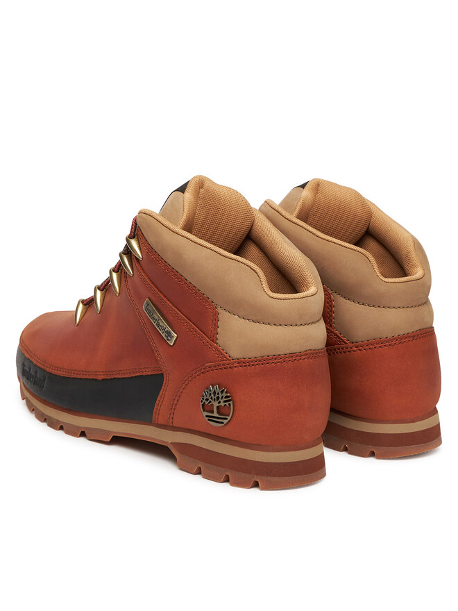 Ботильоны на шнуровке Euro Sprint Mid Lace TB0A2K84EJD1 Timberland, коричневый — фото 3